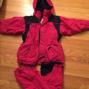 Columbia girls snow suits-Xsmall